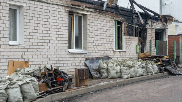 Professional Soot Cleanup technician working in New Market, MD